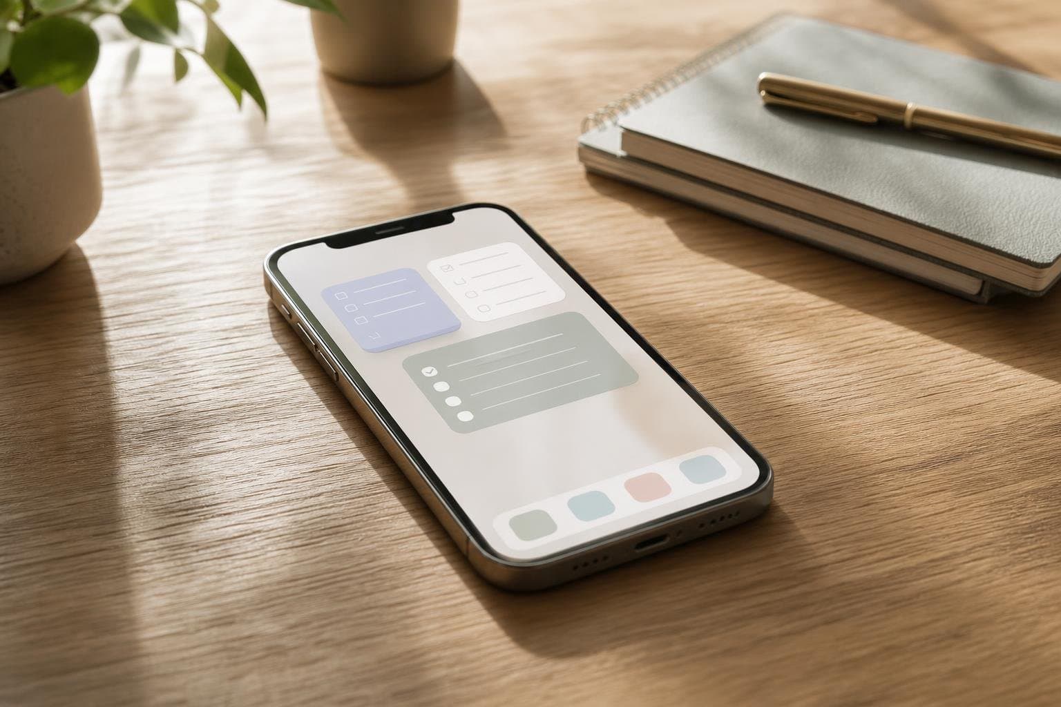 Interactive Homescreen Widgets for Tasks and Quick Habits
