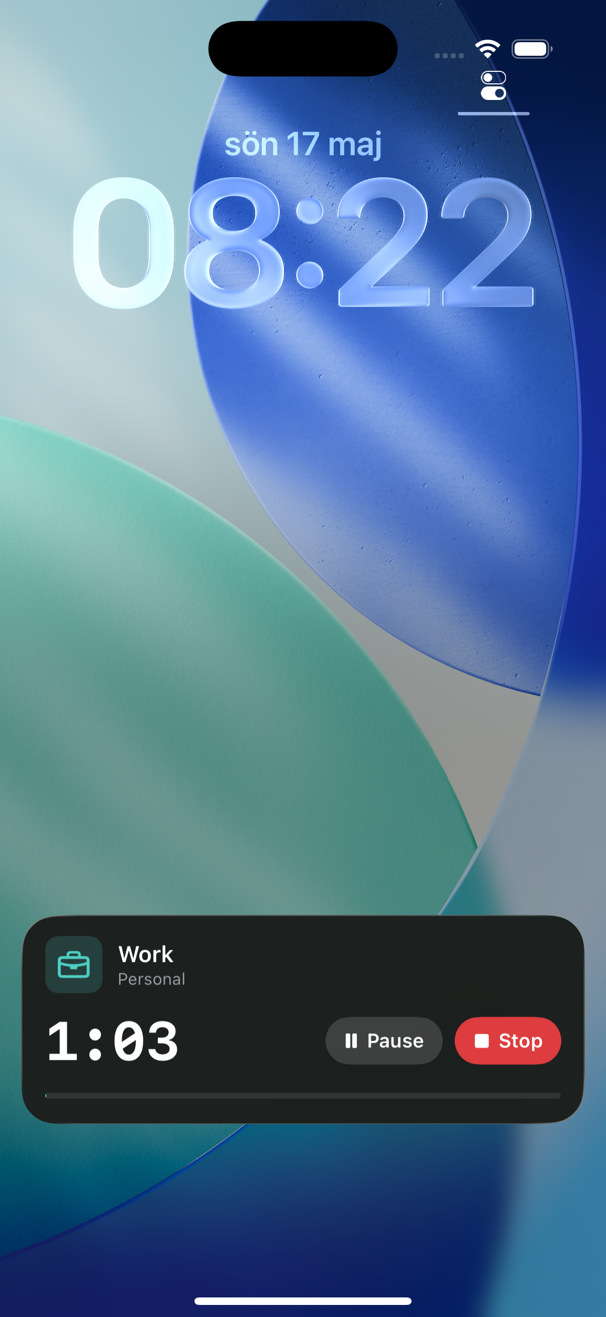 Locked screen